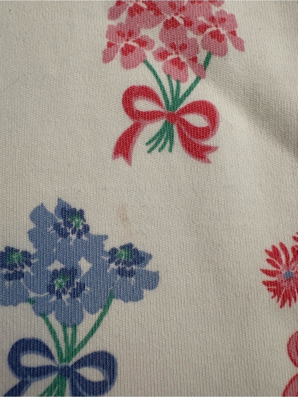 The Beaufort Bonnet Company White Dress with Pink and Blue Floral Bows - Picture 3 of 3